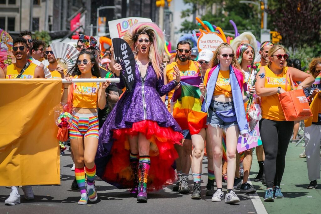 pride march in new york city