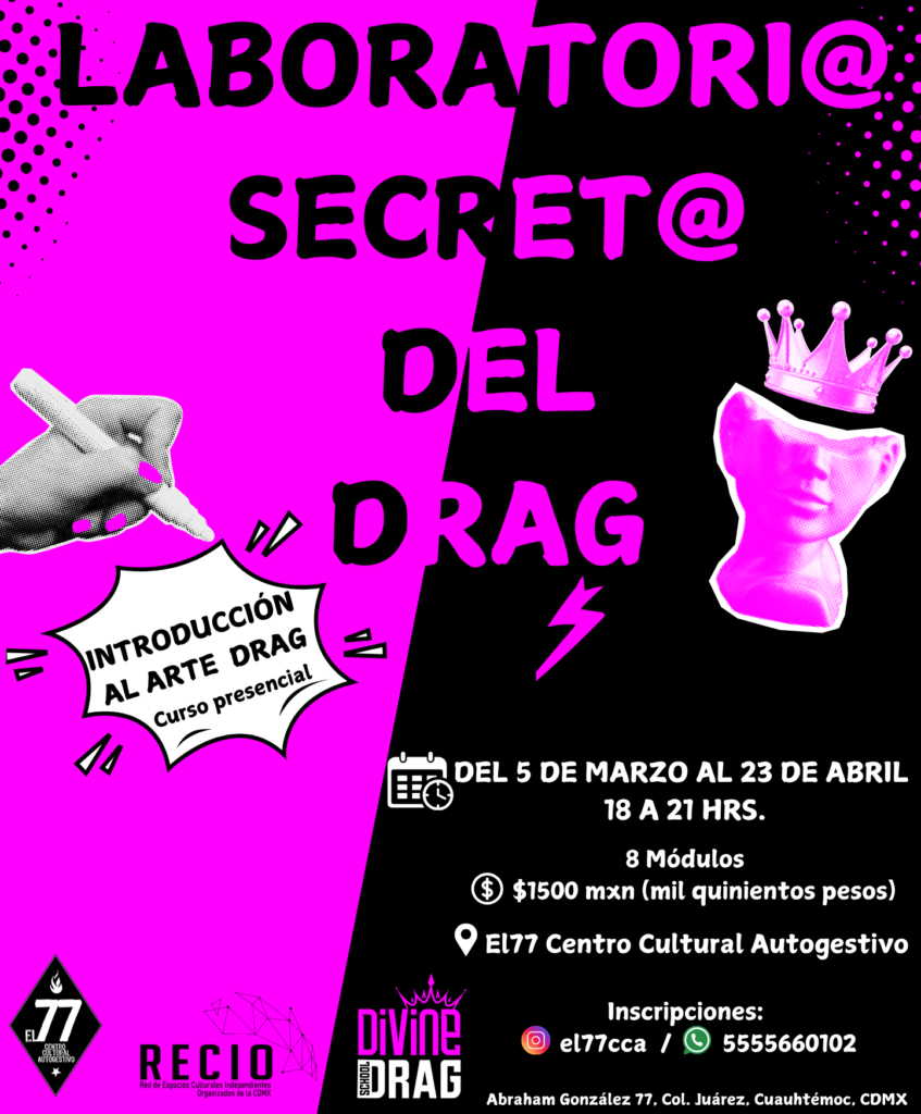 LABORATORIO SECRETO DEL DRAG CDMX