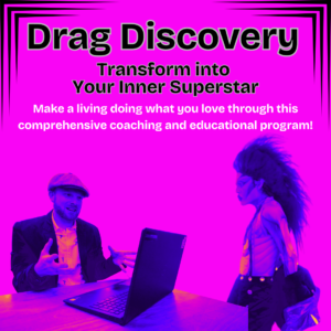 Drag Discovery image of a coach and drag artist